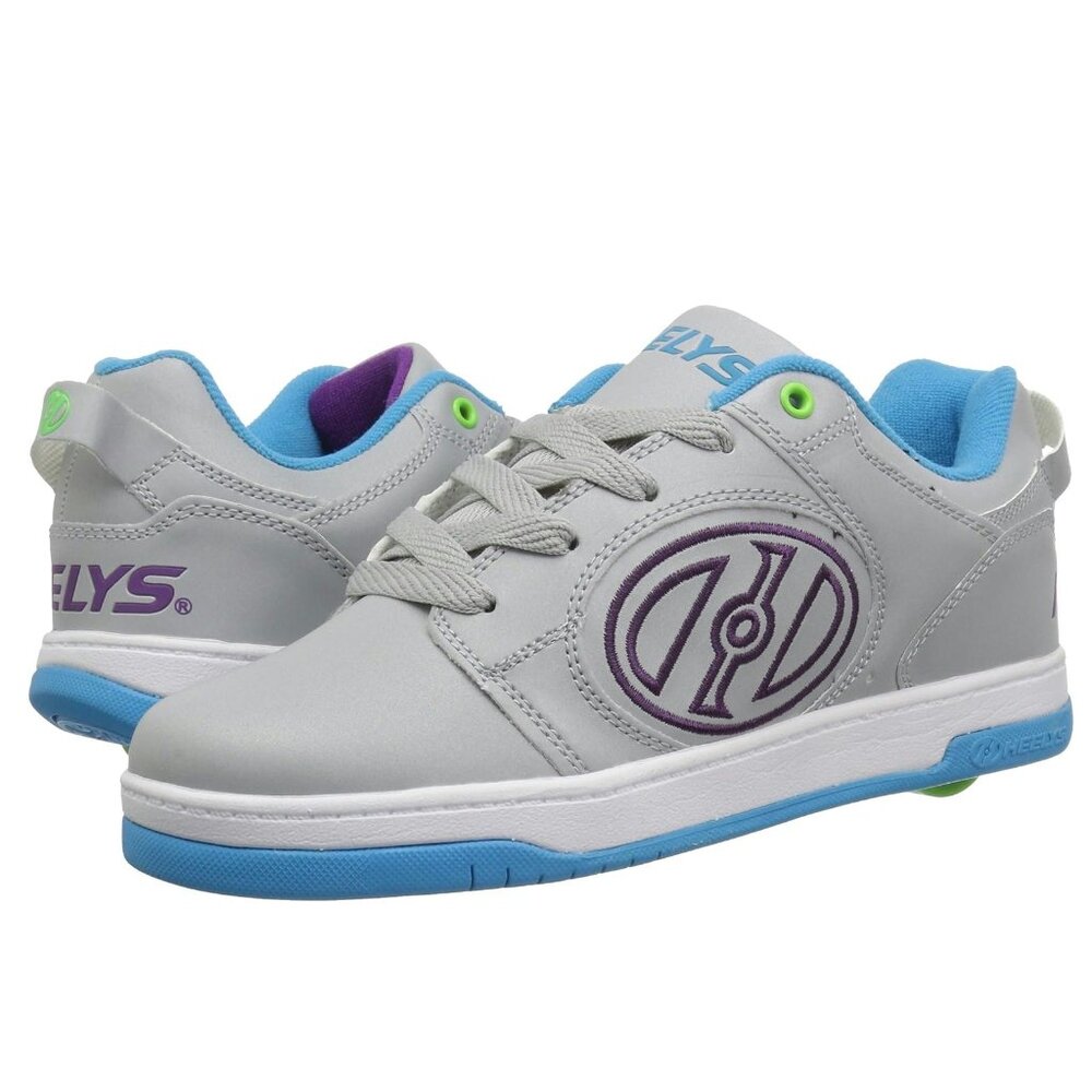 Heelys Propel 2.0 Skate Shoe Little Kid Youth Size 5 Kids Gray/Turquoise